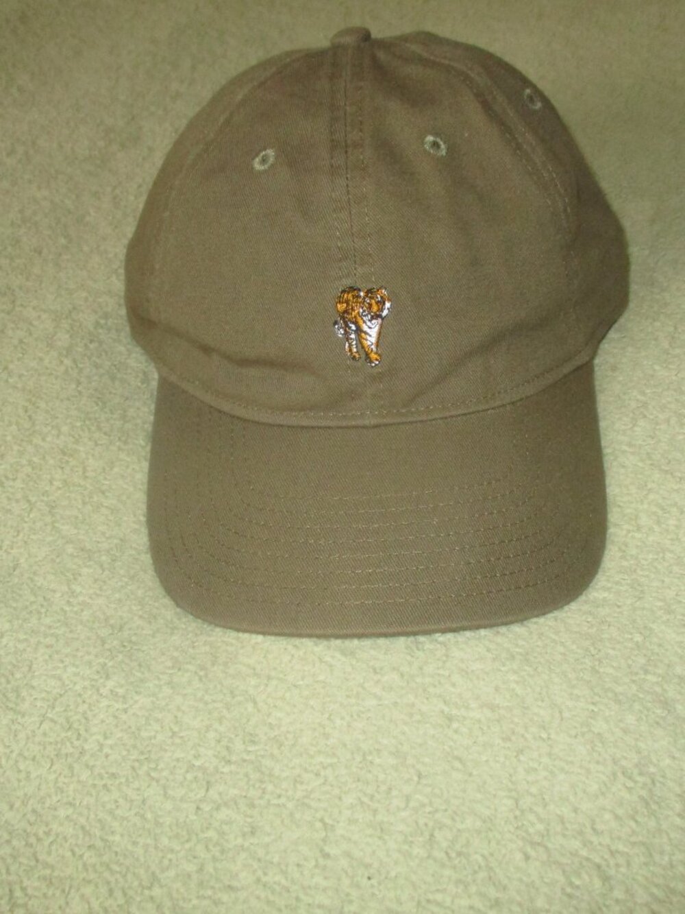 SAN DIEGO ZOO with a Tiger Patch on the front... BB style Adjustable Hat